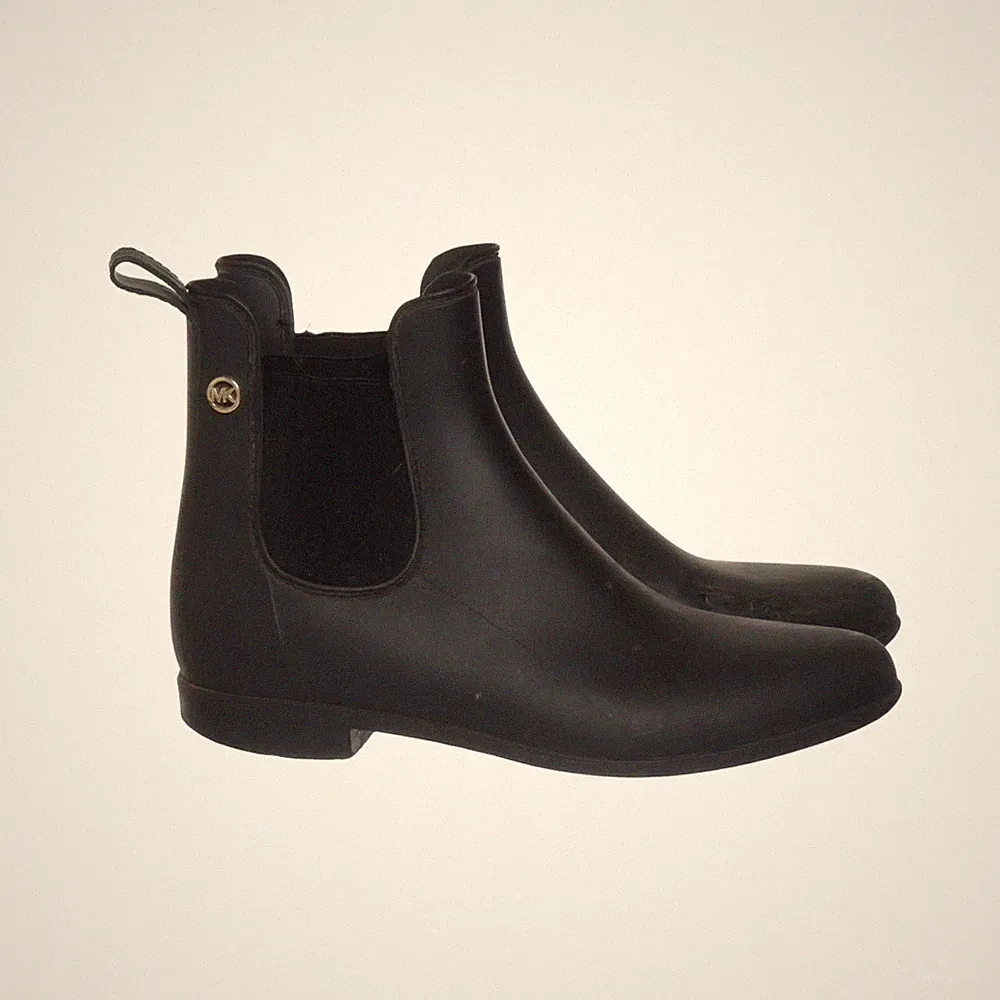 Michael Kors, Kurze Gummistiefel, Größe: 41 1/2, Schwarz, Damen #bm6