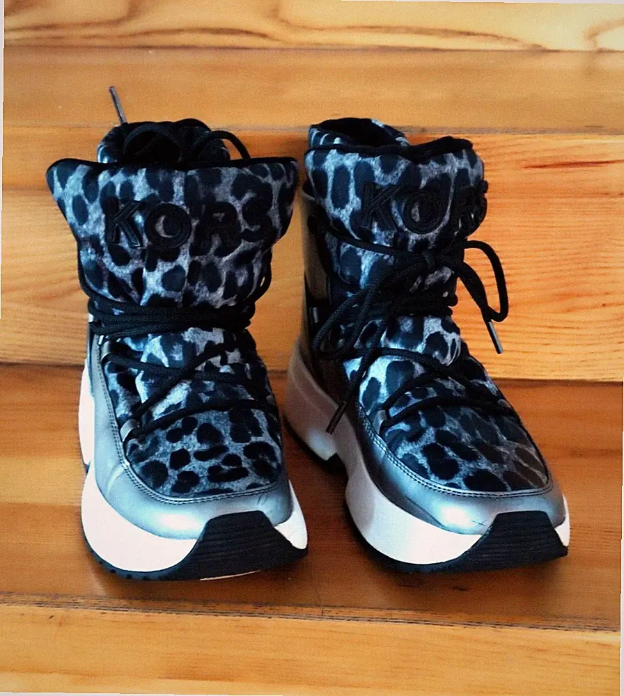 MICHAEL MICHAEL KORS Damen Winterstiefel Ledertexstile G.40 Leo