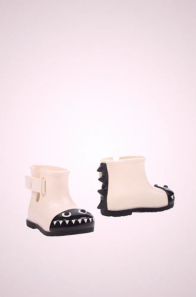 Mini melissa, Gummistiefel Mädchen, Größe 19-20, Elfenbein, Gebraucht Fast Neu.