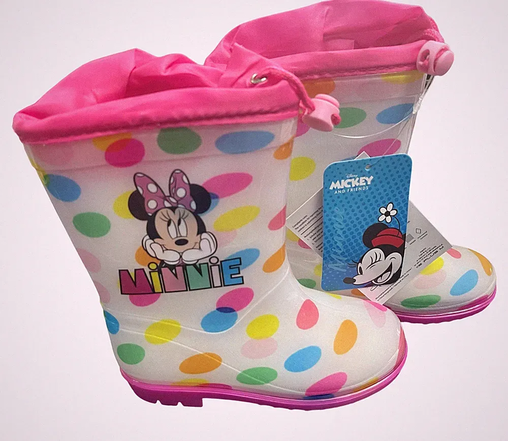 Minnie Maus Gummistiefel Regenstiefel Disney Größe 25/26 27/28 29/30 31/32 33/34