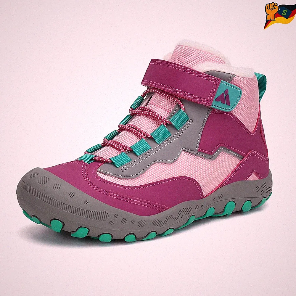 Mishansha Winterstiefel Bws036 Unisex Kinder Gefüttert Größe 33 Violett Gr.24-38