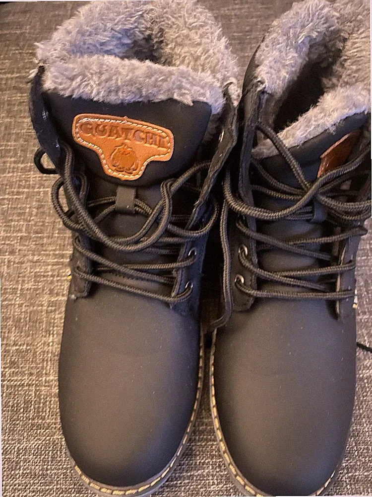 Mishansha Women's 6 Men's 5 Anti-Slip Winter Snow Hiking Boots...