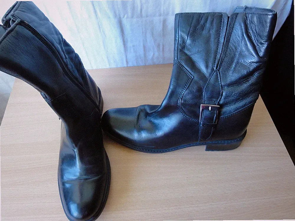 Miss LAURA Chelsea Boots, Lederstiefeletten Gr. 37 in Schwarz w.Neu Trachtenschu
