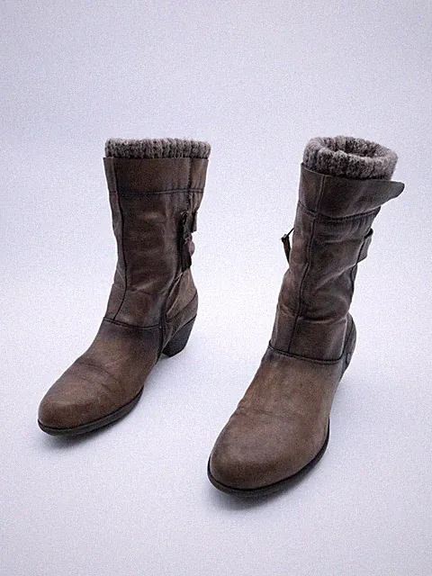 MJUS Damen Stiefel Winterstiefel Winterschuh Leder braun Gr 39 EU Art 24870-50