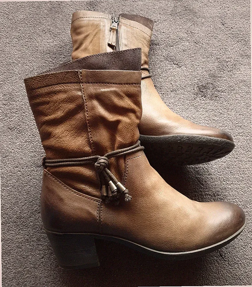 *Mjus*Damen*Stiefelette*Gr. 39*Echtleder*braun*NEU*