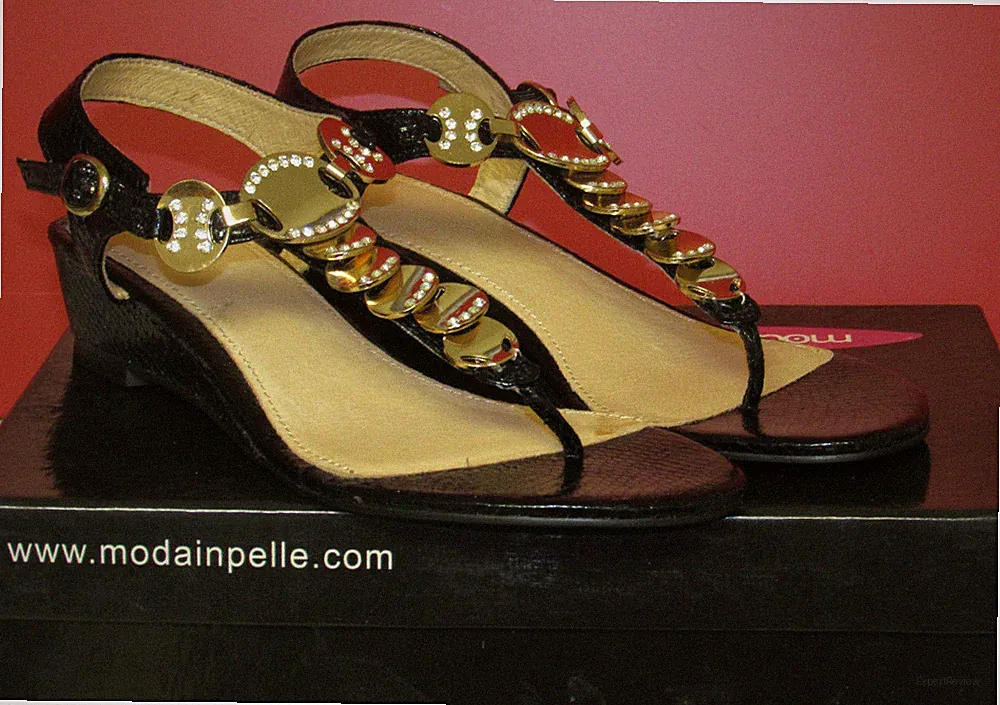 Moda in pelle Damen Sandalen EU39