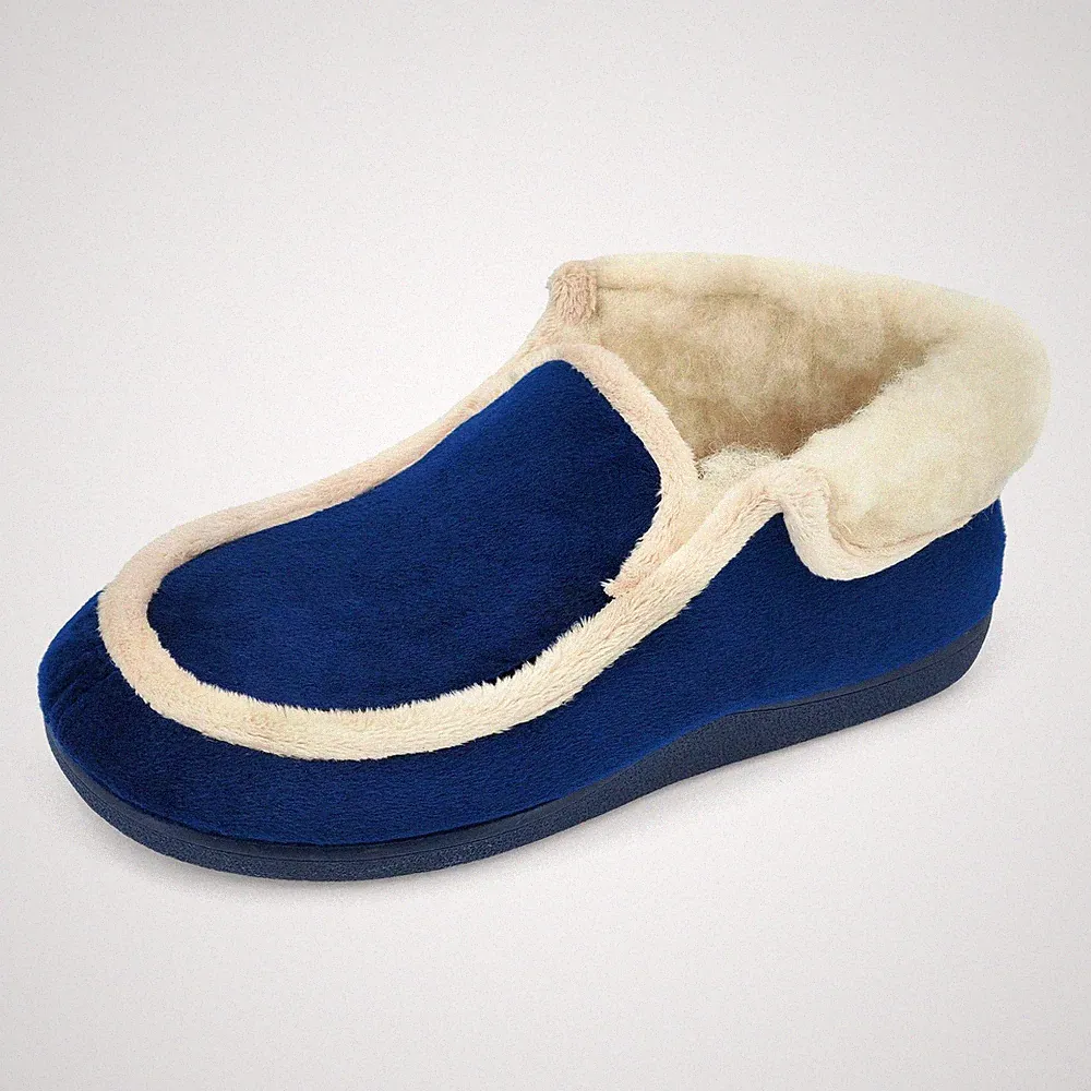 Mokassins Slippers Hlabschue Hausschuhe Geschlossen Schwangere Pantoletten Pl...