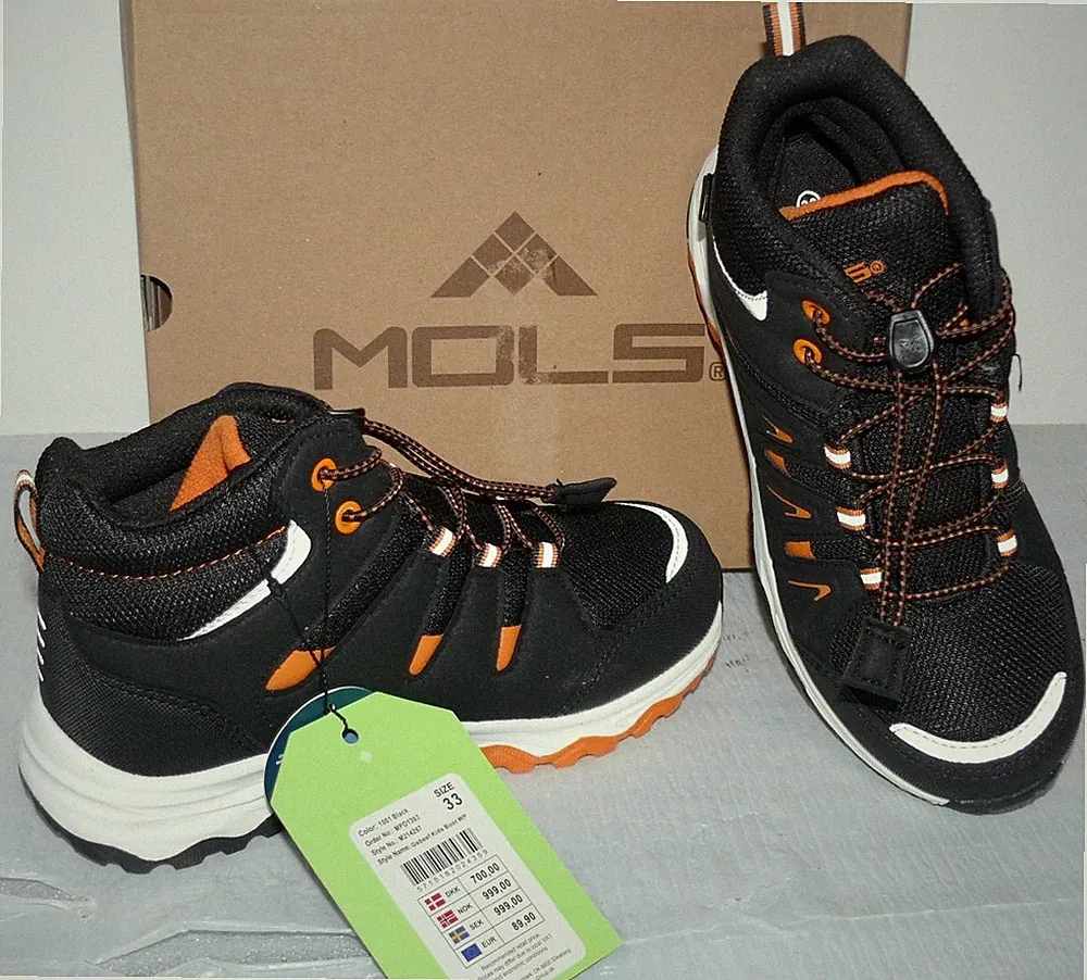 MOLS M214267 GABEET KIDS BOOT WP WATER PROF Schuhe Ultra BOOTS Sneaker 33 BLK