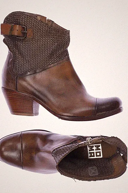 MOMA Stiefeletten Avant Gard 36 Büffelleder aus der Toskana ho Max Mara Pantanetti