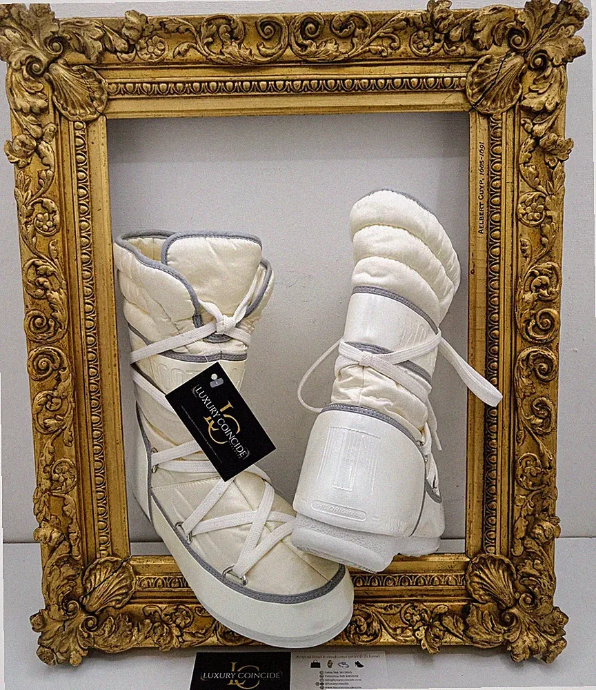 Elfenbein Schneestiefel