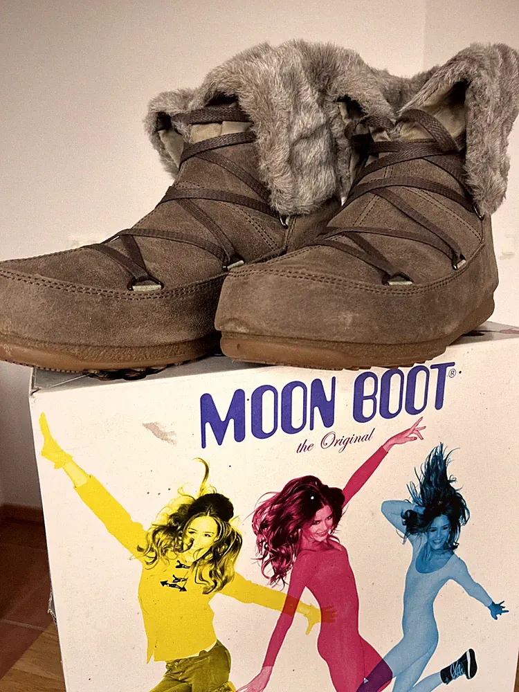 Moon Boot the Original - W.E. Oyster, Farbe Schlamm, Größe 40, fast wie neu