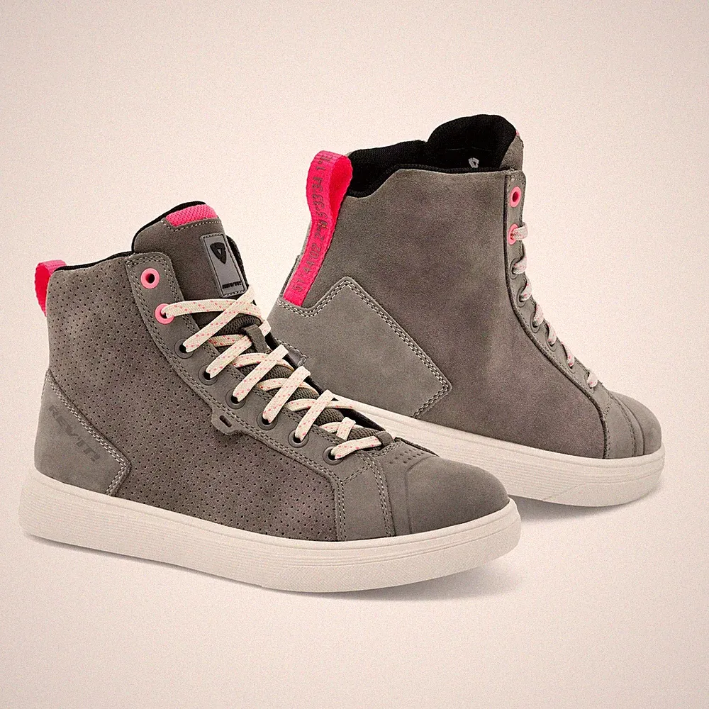 MOTORRADSCHUHE DAMEN REV'IT! ARROW LADIES HELLGRAU WEISS GR. 36