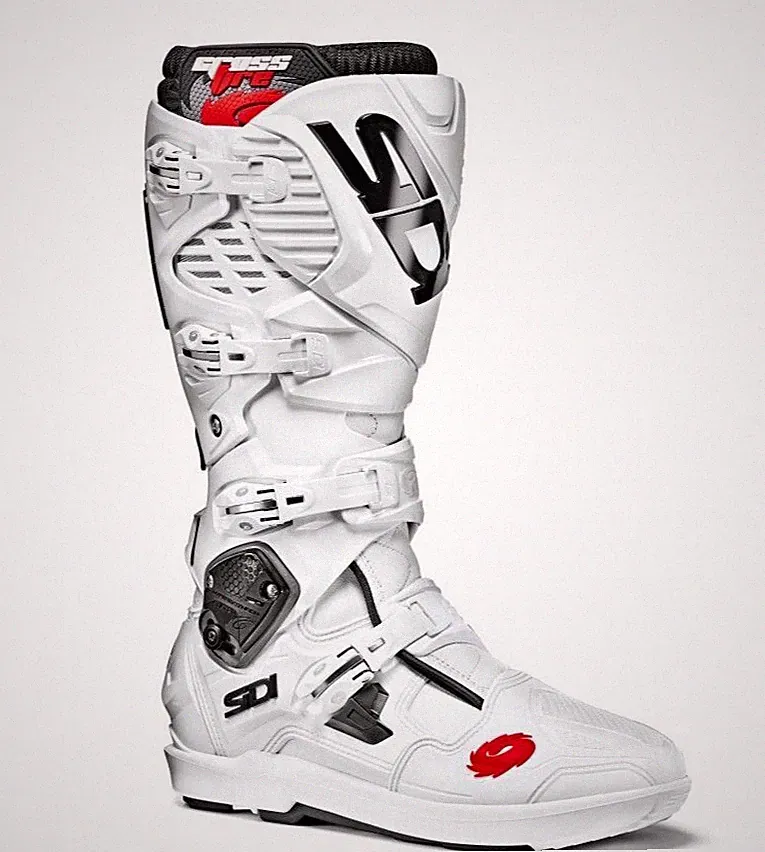 MOTORRADSTIEFEL SIDI CROSSFIRE 3 SRS ENDURO CROSS WEISS WHITE OFFROAD MX BOOTS
