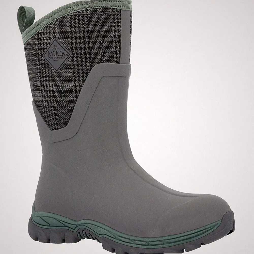Muck Boots Arctic Sport II Graue/Karierter Gummistiefel