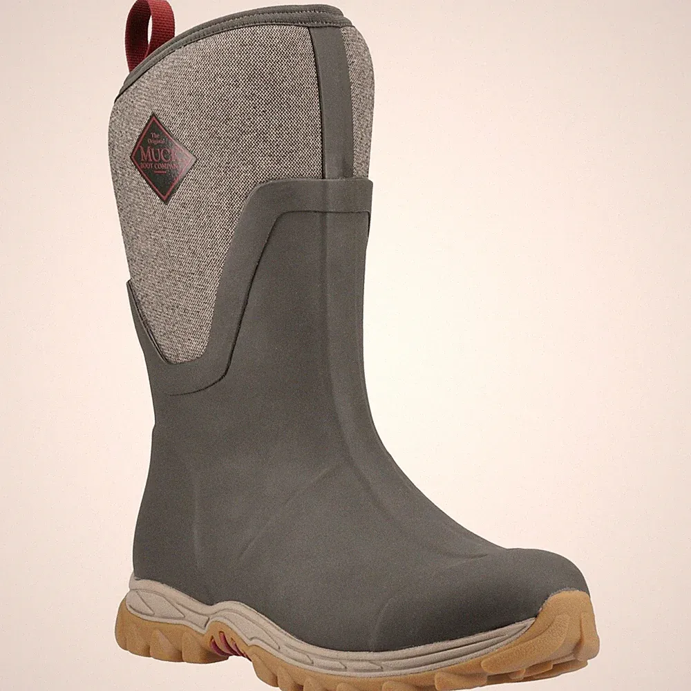 Muck Boots Arctic Sport II Mid Damen Winterstiefel in Olive/Heringbone