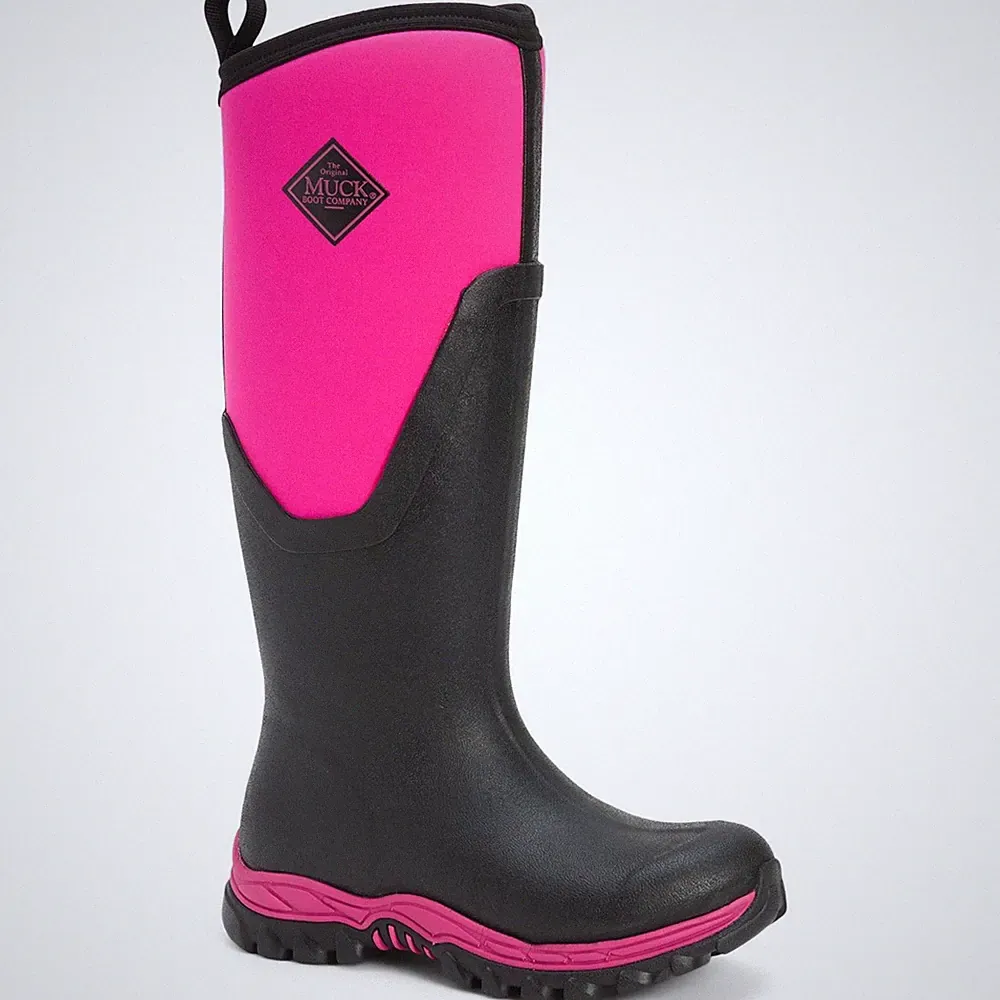 Muck Boots Arctic Sport II Tall Gummistiefel Schwarz/Rosa