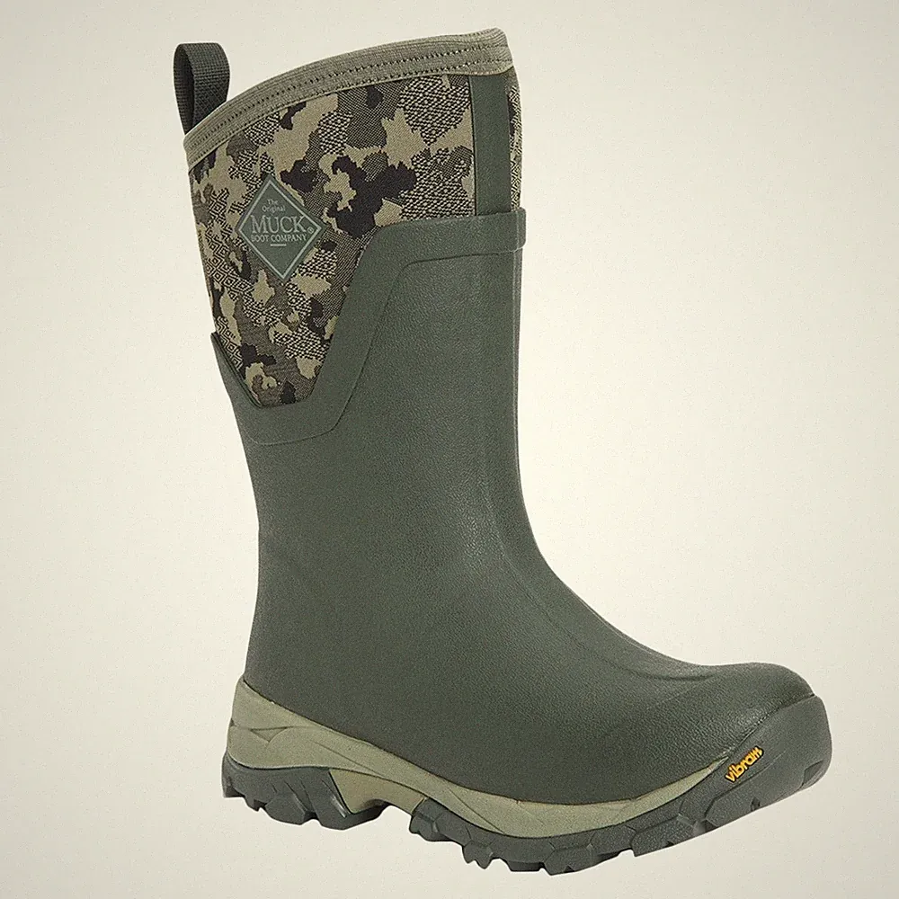 Muck Boots - Damen Gummistiefel "Arctic Ice Vibram", Tarnmuster (FS8704)
