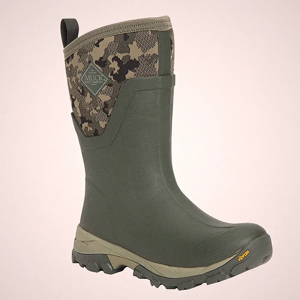 Muck Boots - Damen Gummistiefel "Arctic Ice Vibram", Tarnmuster (FS8704)