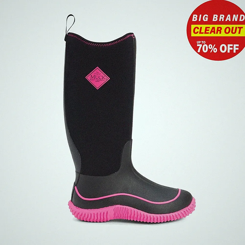 Muck Boots Damen Hale Hineinschlüpfen Gummistiefel Schwarz