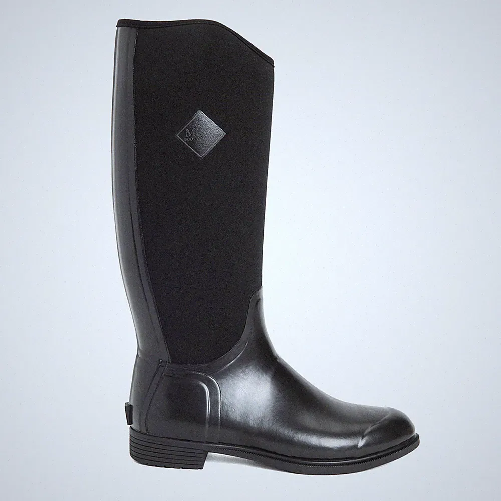 Muck Boots Derby Damen Wasserdicht Outdoor Arbeit Wandern Gummistiefel Schwarz