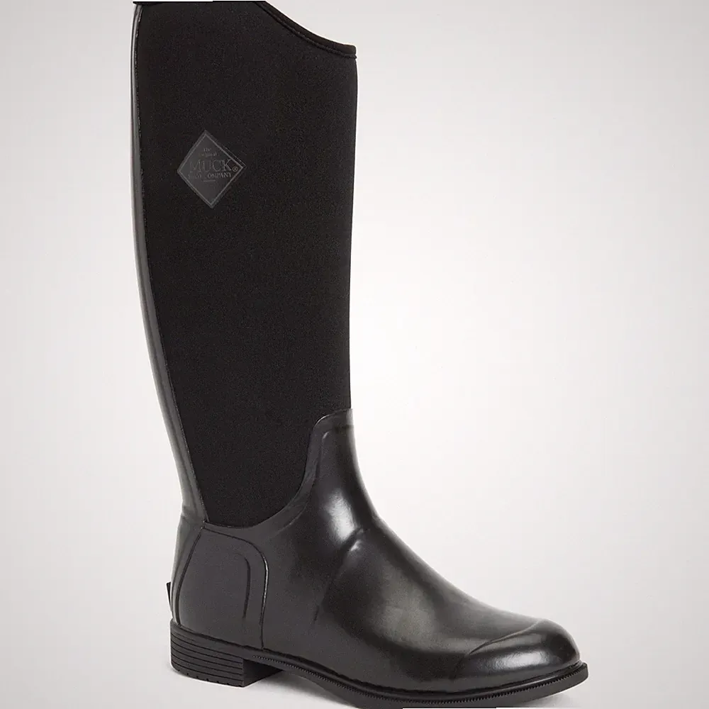 Muck Boots Derby Tall Gummistiefel Schwarz