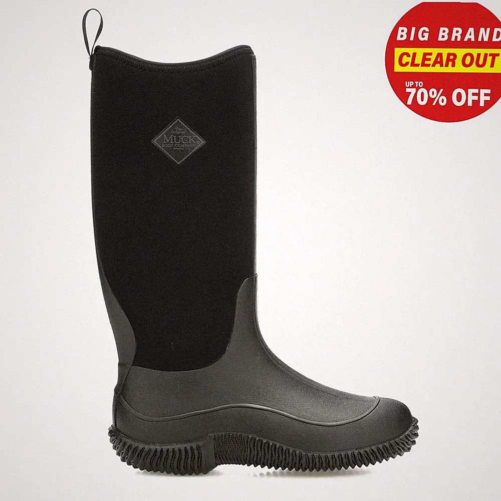 Muck Boots Hale Gummistiefel Schwarz Atmungsaktiv Schutz Regenstiefel Damen