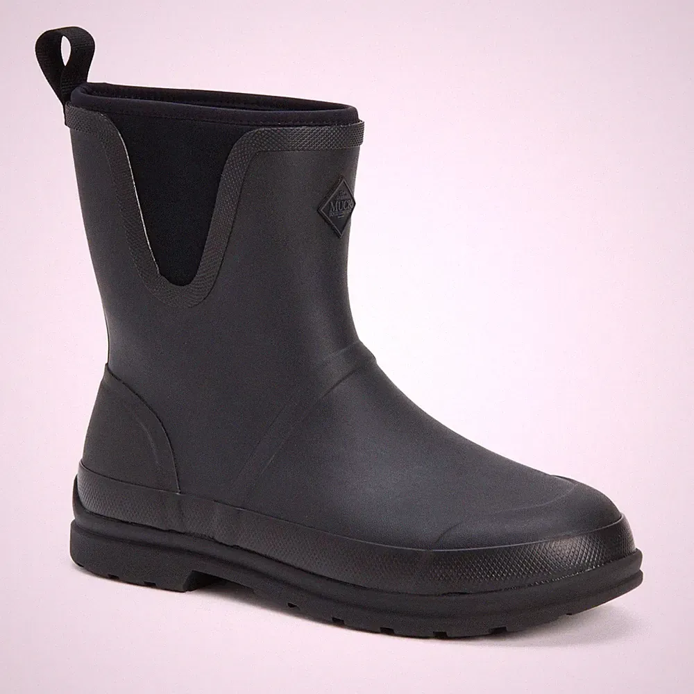 Muck Boots Originals Pull On Mid Gummistiefel Schwarz