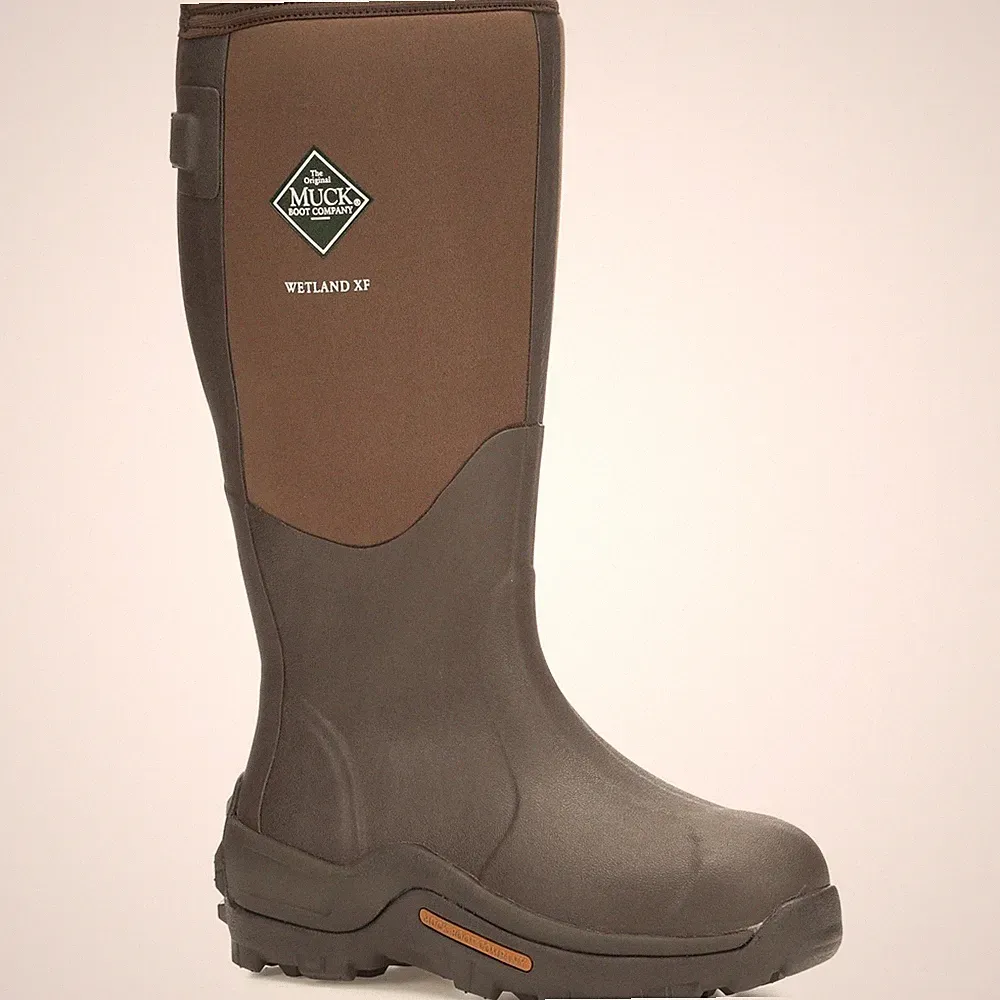 Muck Boots Wetland XF Gummi Braune Gummistiefel