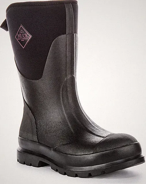 MUCK WCHM000 Mühsam Mittelhoch Impact Schutz Robust Damenstiefel Schwarz EU37-41