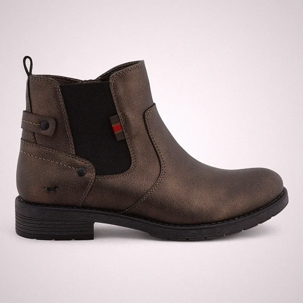 Mustang Damen Chelsea Stiefel Reißverschluss Händler Stiefeletten