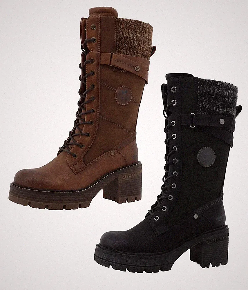 MUSTANG Damen Stiefel Winterstiefel Übergangs Halbschaft Damenstiefel 15M0132005