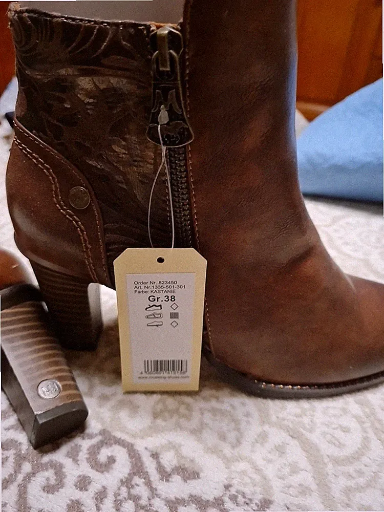 Mustang Stiefeletten Braun 38 Neu!!!