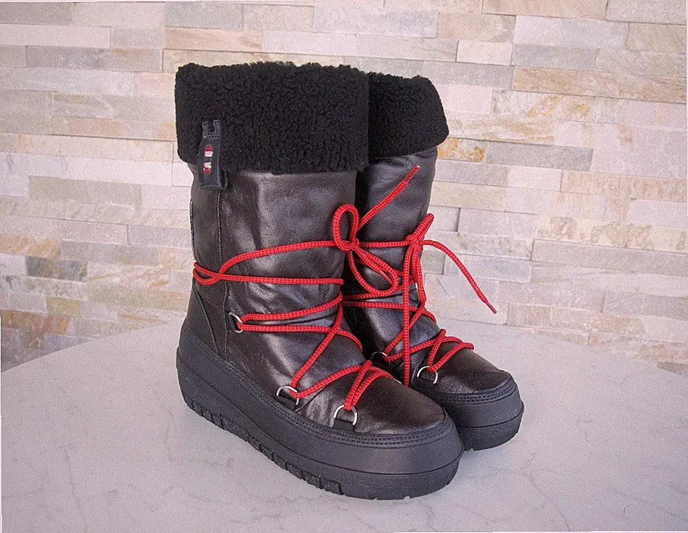 NAPAPIJRI EU 35,5 Stiefel Fell Schnee Winter Schuhe shoes BELLA schwarz NEU