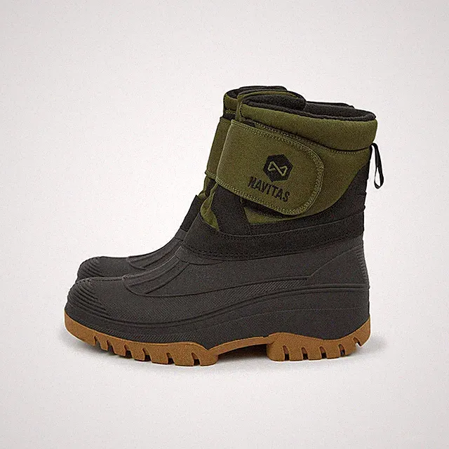 Navitas Polar Tec Fleece Stiefel - alle Größen - grün - Karpfenangeln Outdoor NEU
