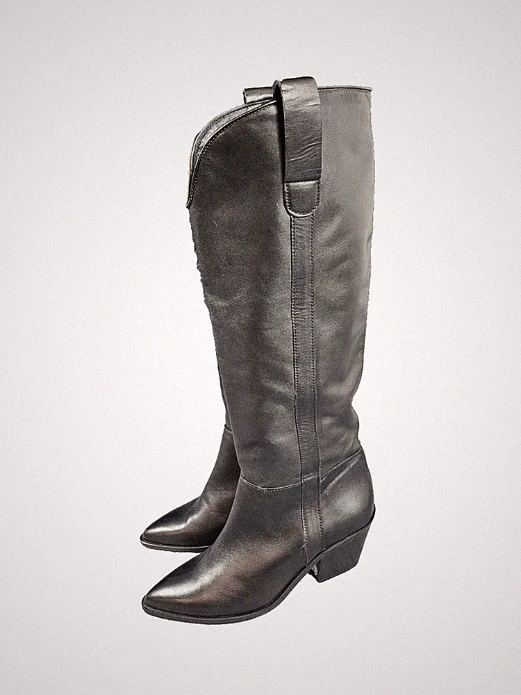 NELSON Damen Lederstiefel Cowboystiefel Gr.40, Neu !!