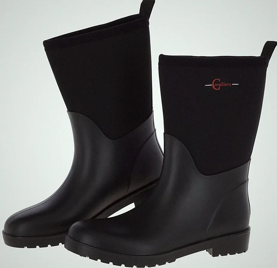 Neolite Stiefel Gr. 40 schwarz Stallstiefel wasserdicht Fußteil