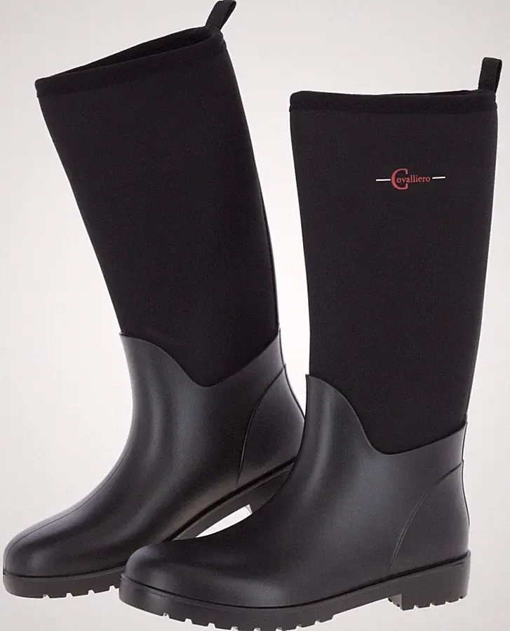 Neolite Stiefel Gr. 41 schwarz Stallstiefel wasserdicht Fußteil