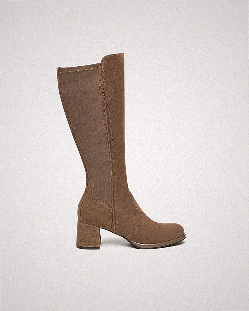 Nero Giardini Schuhe Damen Stiefel mit Absatz Wildleder I514312D 427