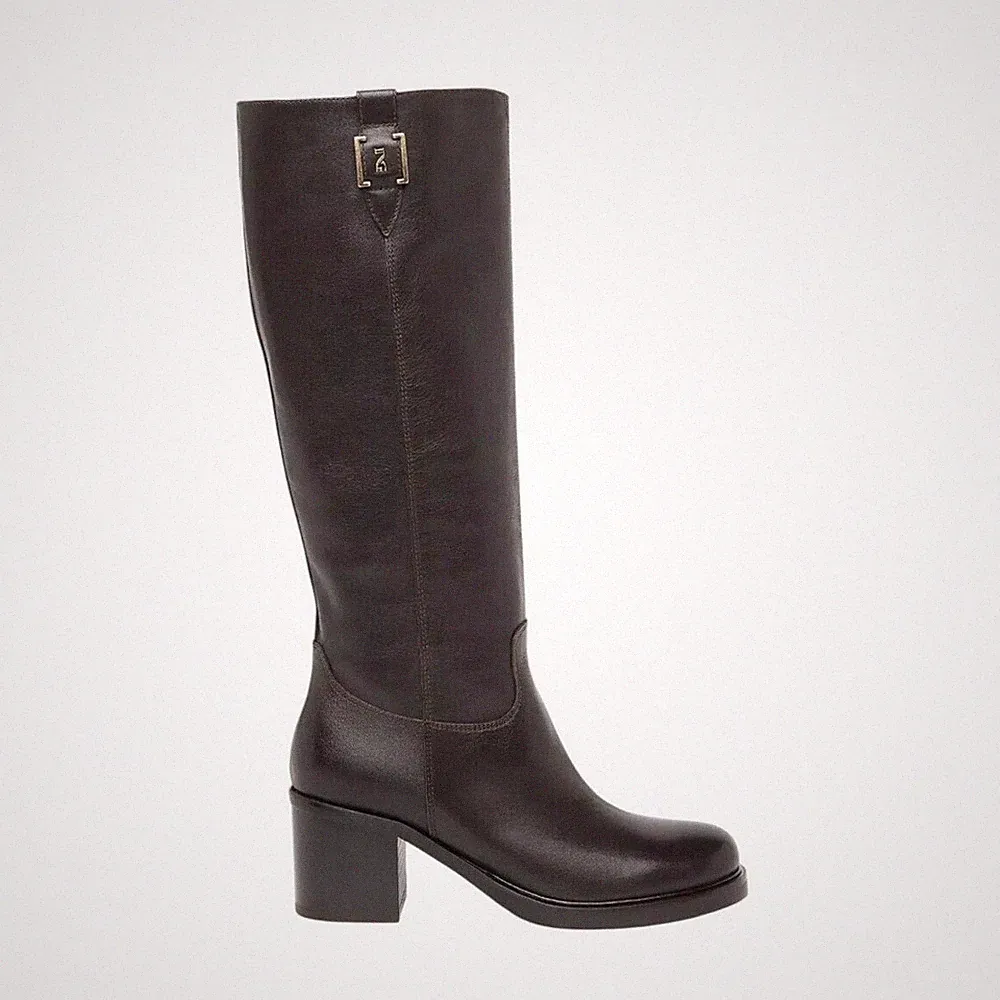 Nero Giardini STIEFELETTE MIT NIEDRIGEM ABSATZ Mod. I411791D Leder BRAUN -40% Rabatt