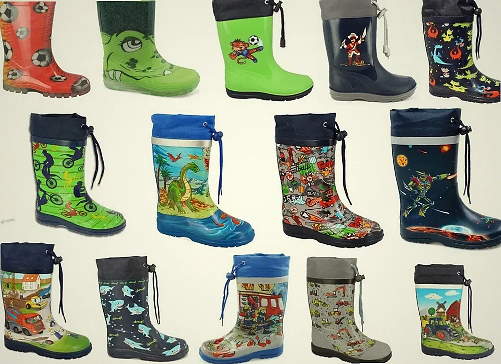 Neu Beck 4025 Dinoland Jungen Kinder Baby Regenstiefel Matsch Gummistiefel
