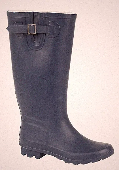 Neu Damen Festival Regen Schnee Welly Weite Wade Fit Gummistiefel Gummistiefel