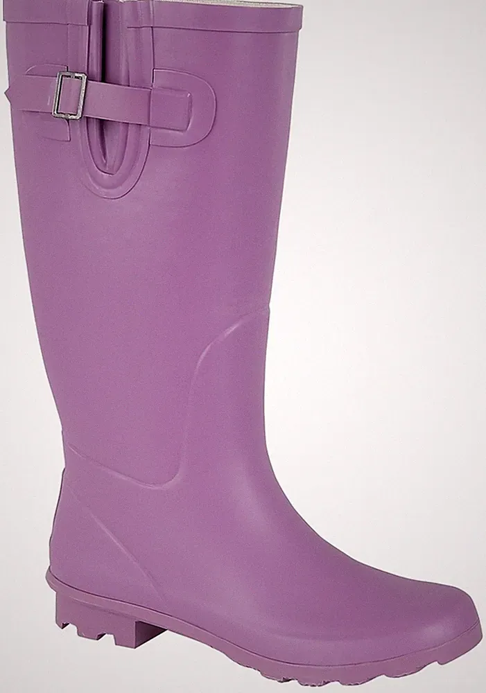 Neu Damen Festival Regen Schnee Welly Weite Wade Fit Gummistiefel Gummistiefel