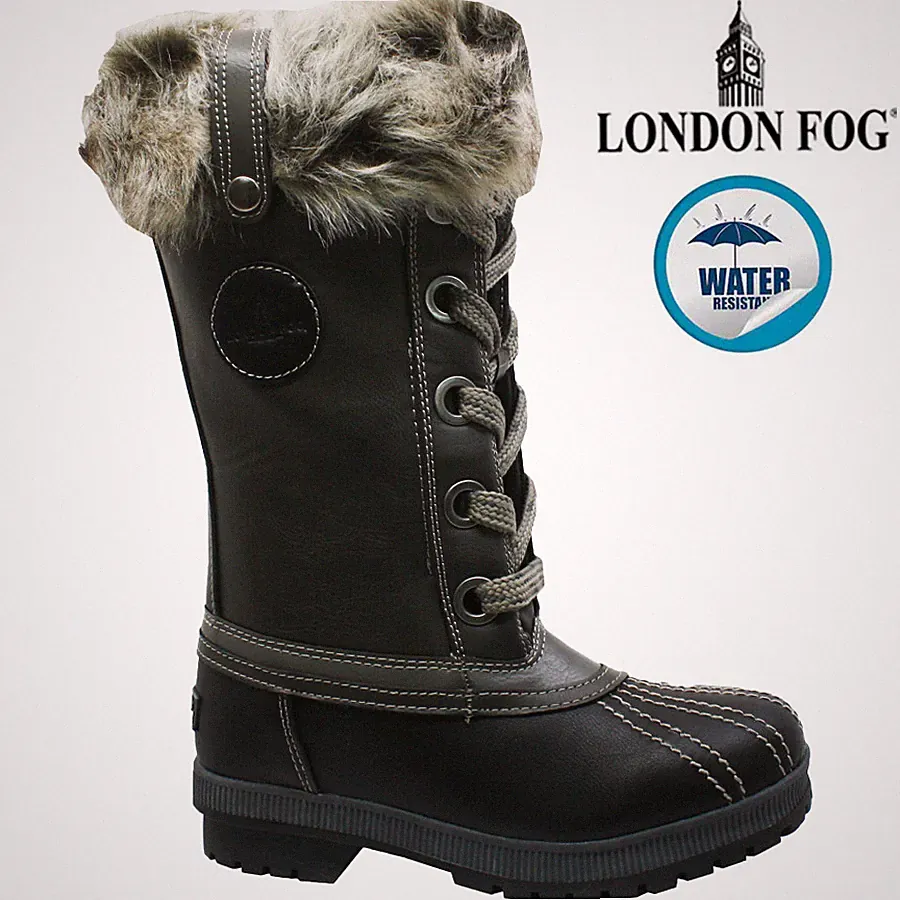 NEU DAMEN WARMSCHNEE WINTER WASSERDICHT MUCKER THERMO WELLINGTONS PELZSTIEFEL