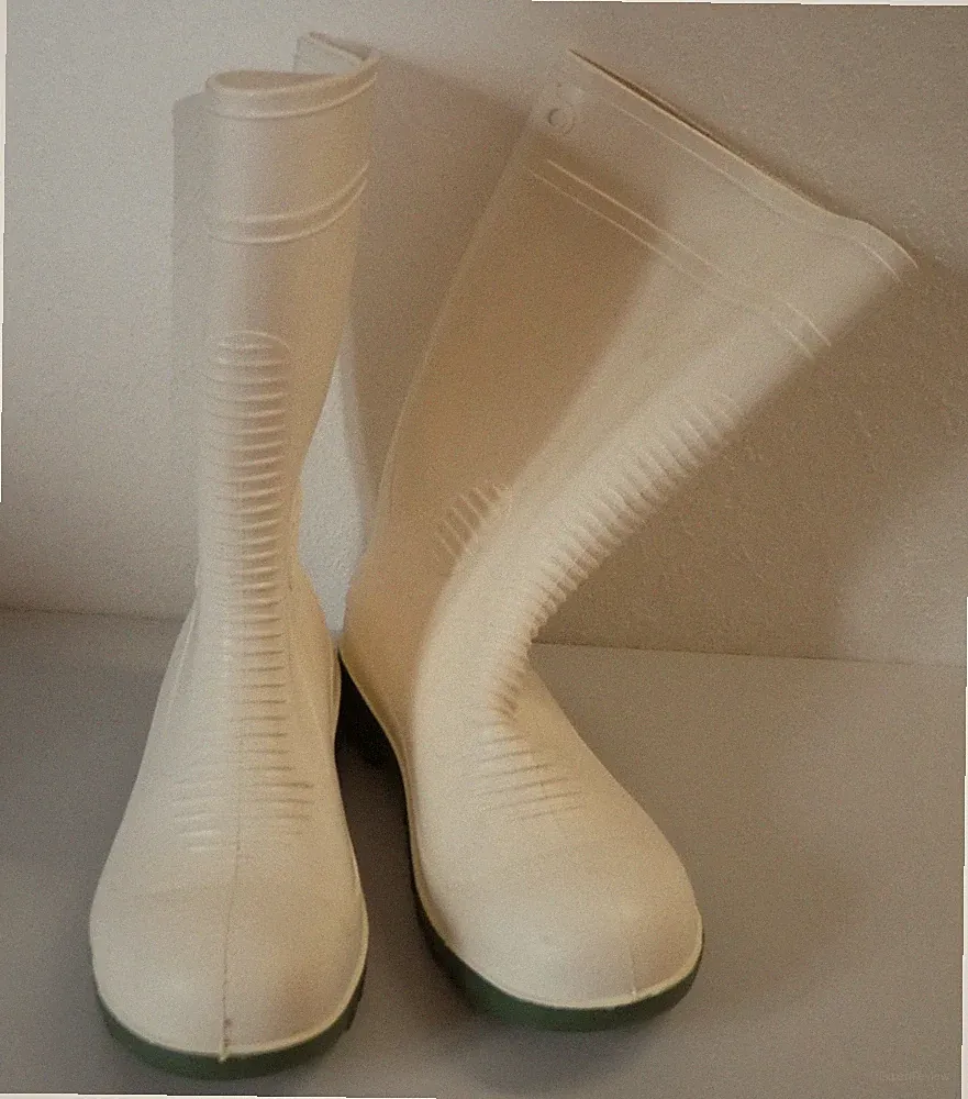 NEU_DUNLOP_Sicherheitsstiefel_Stahlkappe_44-45_10_Gummi-Stiefel_weiß_Gummistiefe