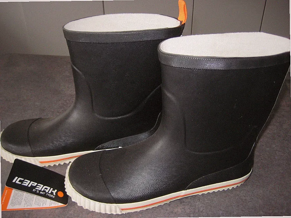 NEU + Eti. - Gummistiefel ICEPEAK - Gr. 36 (37) Sohlenlänge 24,5 cm - Schwarz