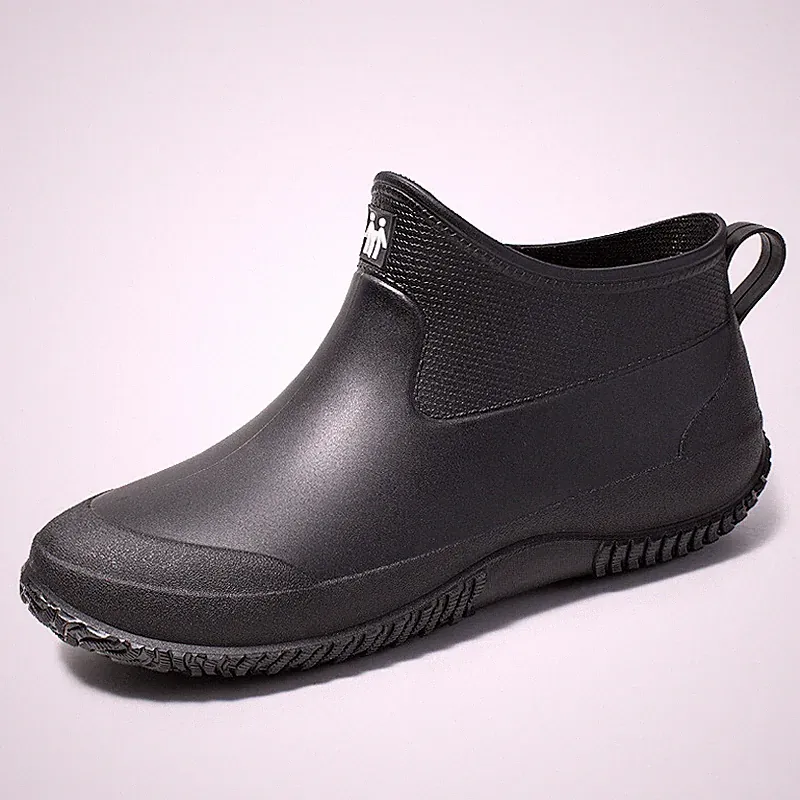 Neu Herren Damen Draussen Wasserdicht Gummistiefel Regenstiefel Stiefeletten DE