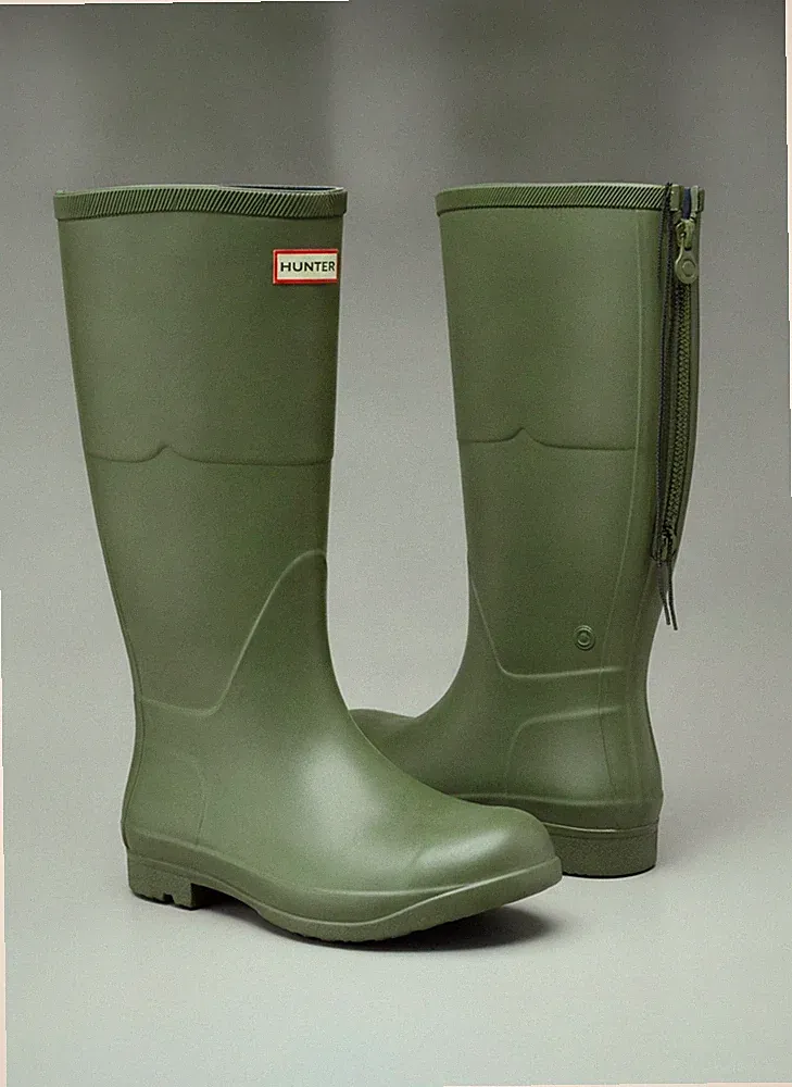 hunter gummistiefel damen reißverschluss