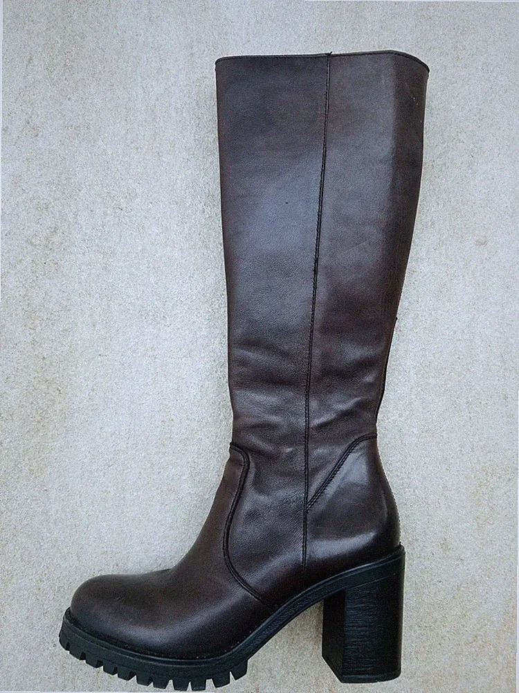 NEU! klassischer Reiterstiefel leder Gr. 37