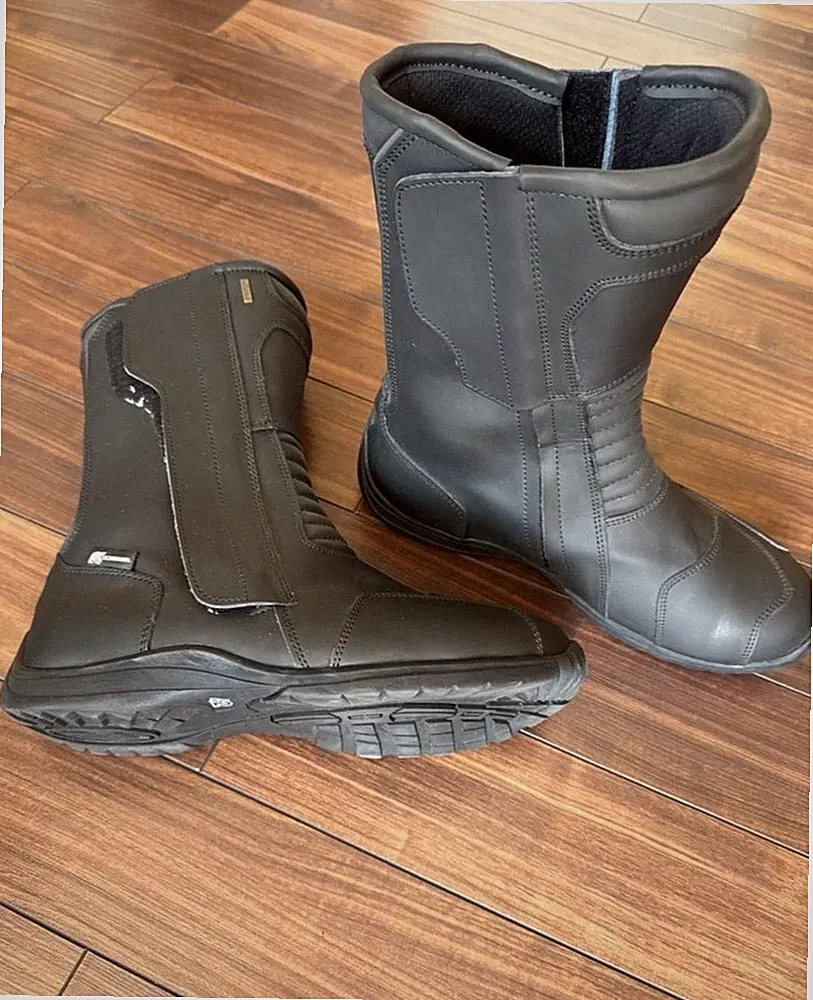 NEU: Kochmann Echtleder-Motorradstiefel, Gr 42, bequem + wasserdicht mit Membran