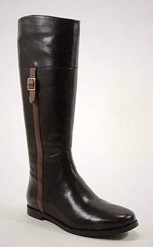 Neu mit Karton Cole Haan Eldridge Reitstiefel II Schwarz Leder Größe 5 M